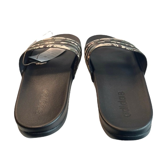 Adidas Adilette Comfort Mens Slides Sandals Pine Camo Shoes  FZ4686 - Picture 6 of 8